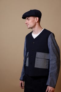 Image 17 of Capital Cardigan Jacket - Navy