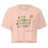 Image 1 of Love yourself crop top