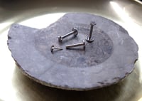 Image 1 of ASTM F136 Titanium Labret Bar | Star Top | Threadless | Stud | Flat Back, Push Pin Piercing