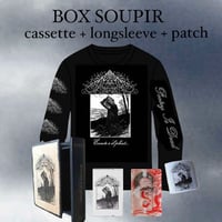 Image 1 of SOUPIR - "Ecoute s'il pleut" - T-shirt + Cassette + Wooden box + Patch + digital