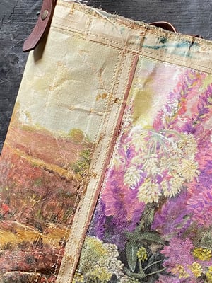 Image of one of a kind painting bag - heather