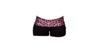 Image 1 of Pink Leopard print yoga shorts 