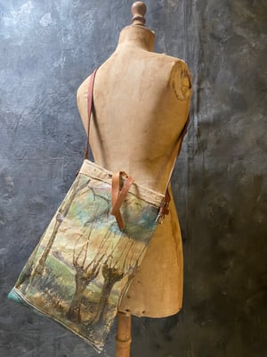 Image of one of a kind painting bag - willow