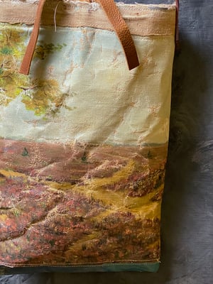 Image of one of a kind painting bag - willow