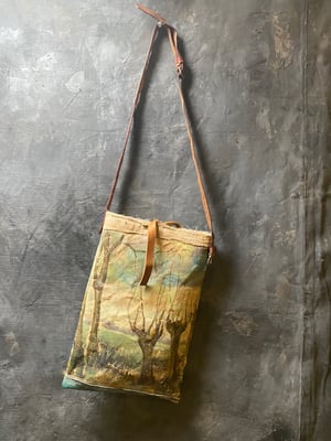 Image of one of a kind painting bag - willow