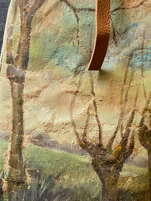 Image of one of a kind painting bag - willow