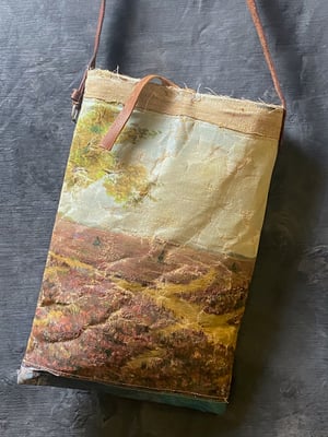 Image of one of a kind painting bag - willow