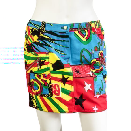 Image of Christian Dior by Galliano 2004 Rasta Mania Skirt