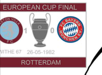 Villa V Bayern Munich Rotterdam 82 commemorative badge 