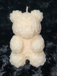 Image 1 of Rose Teddy Bear Candle, Valentine gift, Love gifts, Teddy bear, Love candles, Handmade