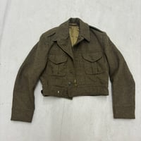 Image 1 of 1973 cropped military jacket