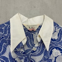 Image 2 of vintage lady collage blouse