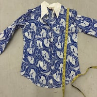 Image 6 of vintage lady collage blouse