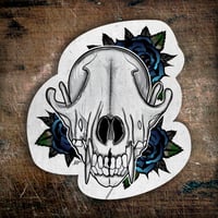 Image 2 of Animal Skull Sticker Set: Thirteenpins Original 