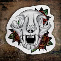 Image 4 of Animal Skull Sticker Set: Thirteenpins Original 