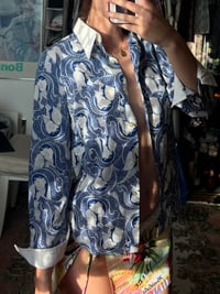 Image 7 of vintage lady collage blouse