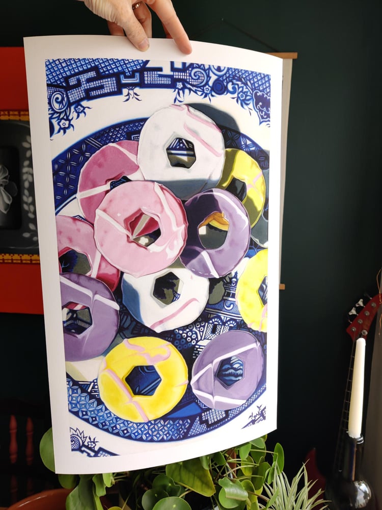 Image of 'Party Rings' Giclee print