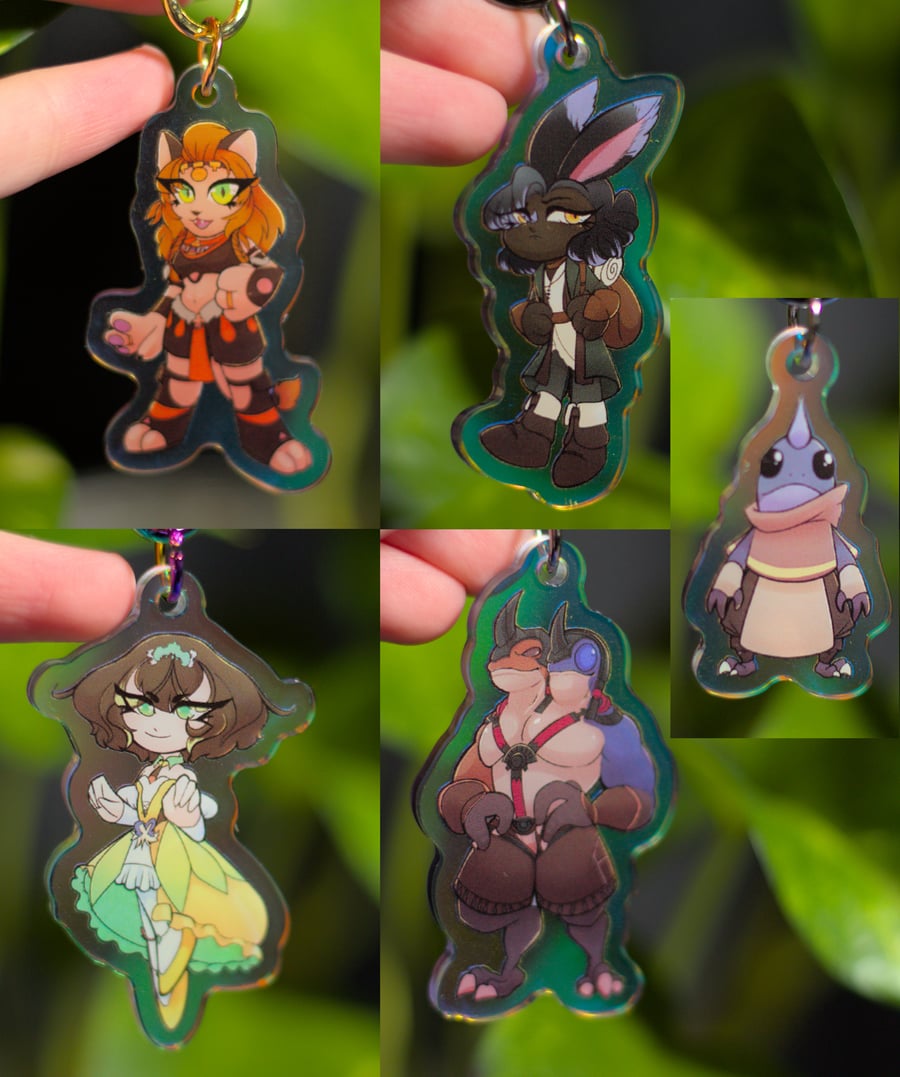 Image of Dawntrail Chibi Acrylic Charms