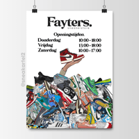 Display Poster for Fayters Sneakerstore