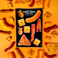 Cheesy Snack Sticker Pack