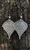 LARGE LEAF EARRINGS