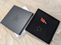 Image 3 of Blackstar and Lightning Bolt Badge Set