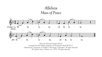 Image 4 of Mass of Peace - Basic Package - Sheet Music PDF Download - PLAYED AT THE NEC SUNDAY MASS!