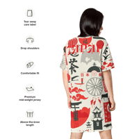 Image 5 of Endless Discovery Theme of Japan T-shirt Dress