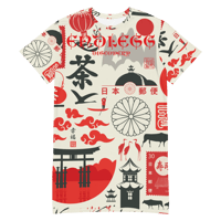 Image 3 of Endless Discovery Theme of Japan T-shirt Dress