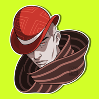 JJBA Dead Man's Questions sticker 