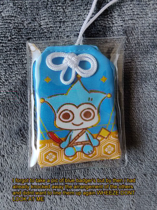 Ace Attorney Omamori + Stickers