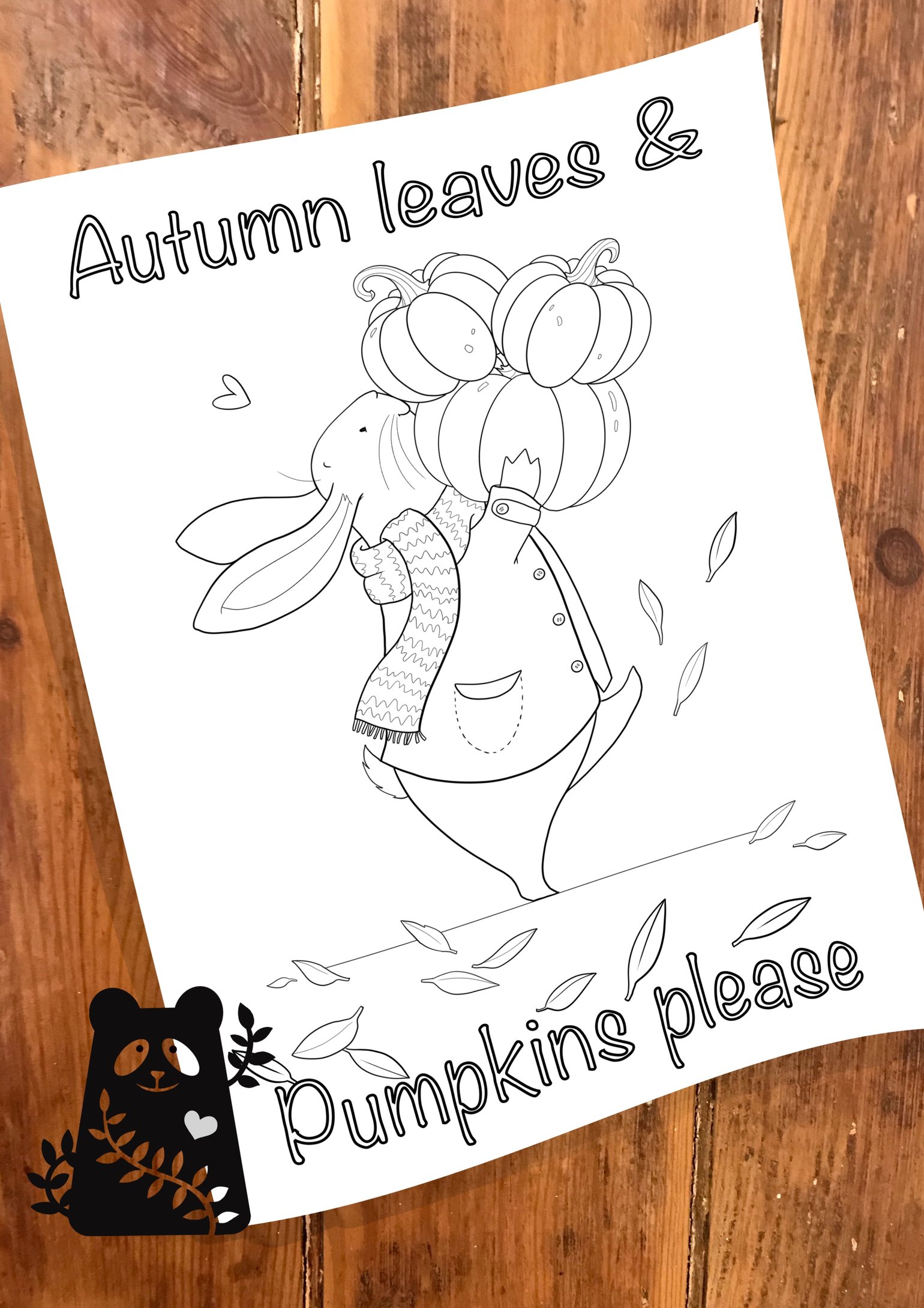 Image of Autumn Colouring Sheet