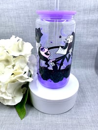 Image 4 of Grim Reaper 16oz glass can tumbler 