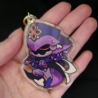 Image 2 of Wolf Capitano 2.5' Acrylic Charm