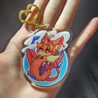 Image 3 of Fox and Wolf Capitaru Acrylic Charm