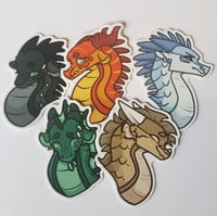 Image 4 of Wings of Fire Sticker SET