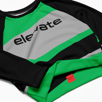 Image 5 of Elevate Recycled Long-Sleeve Crop Top