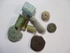 SPECIAL THIS LOT FREE with any Purchase UNTIL DEC 15: Group of Roman Bead and Coins 