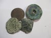 Shipwreck Sale: Artifact Group 4--Byzantine & Indian Coins, Asian Fused Stack of coins