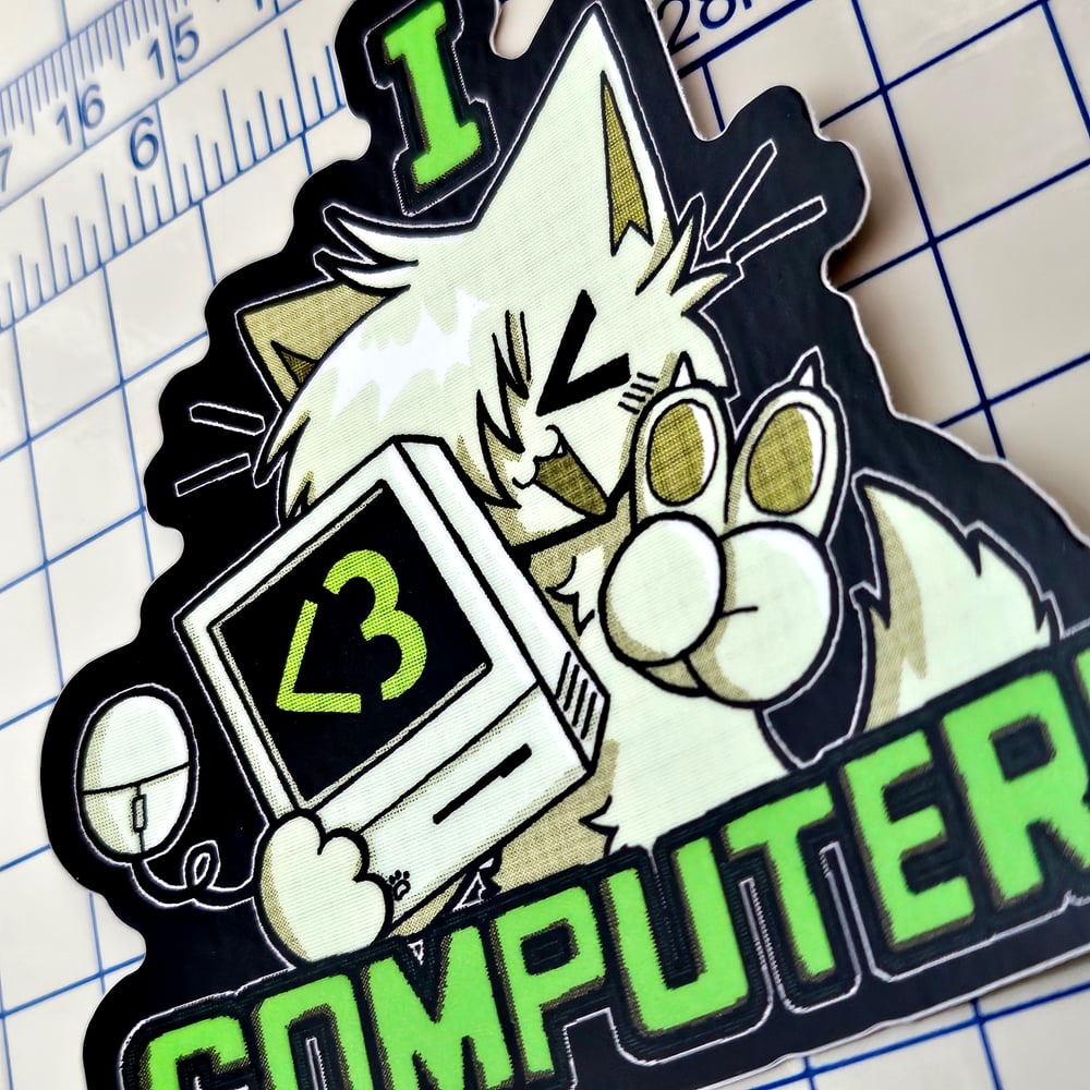 Image of I <3 Computer! Sticker