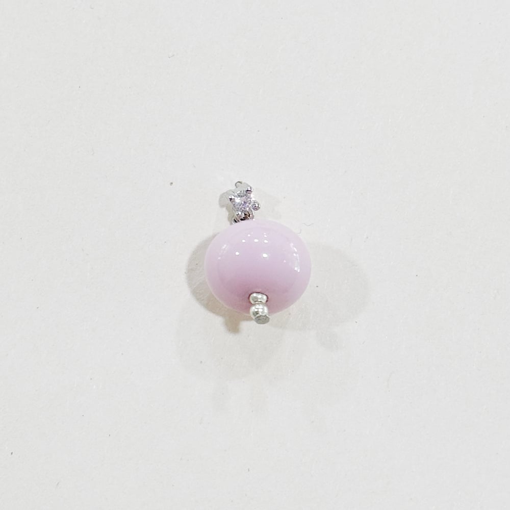 Image of bubble gum earring