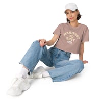 Image 4 of The MYS Varsity Crop Top - 3 Colors