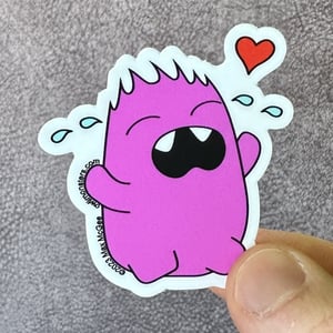 Image of Happy Cry Monster Sticker