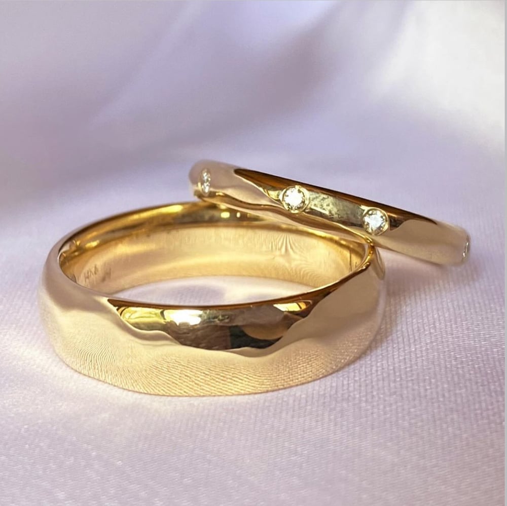 Image of Custom rings for Annie and Xander