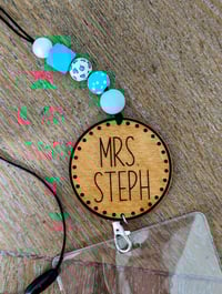 Image 6 of Personalized Engraved Wooden Lanyard