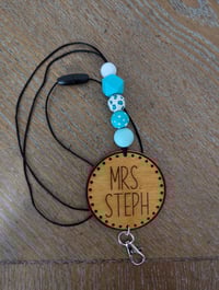 Image 12 of Personalized Engraved Wooden Lanyard