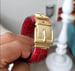 Image of Vtg Gucci Croc Embossed Bangle