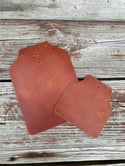 Leather Mudflap for Brompton Folding Bike - Front AND Rear Set