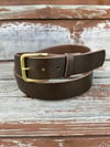 Horween Leather Belt - Dark Olive Chromexcel - 1.5"