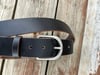 Buckle UPGRADE - Japanese Matte Nickel Solid Brass Heelbar Buckle - 1.5”